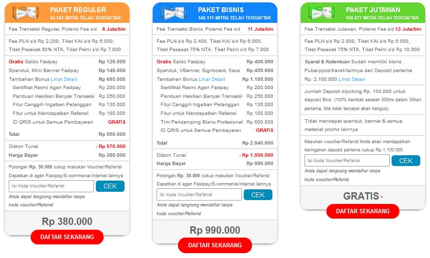 Kode Referral Fastpay dan dapatkan keuntungan Melimpah