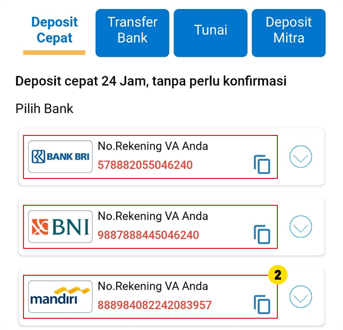 Deposit Fastpay