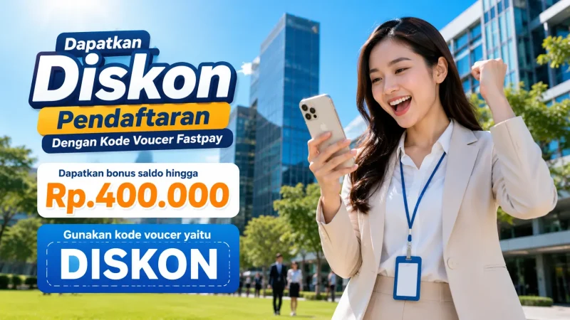 Dapatkan Diskon Pendaftaran Dengan Kode Voucer Fastpay