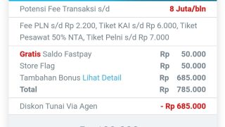 Biaya Daftar Fastpay