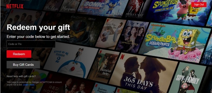 Cara Aktifkan Netflix Gift Card