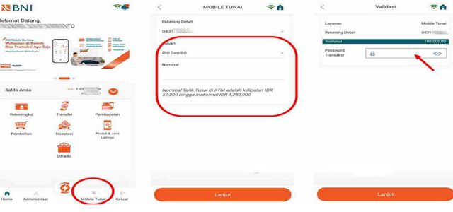 Tarik Tunai Tanpa Kartu