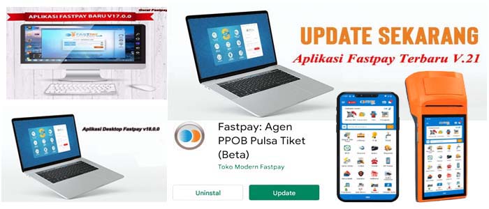 Cara Update Aplikasi Fastpay Desktop, Android Dan Mesin Edc Fastpay