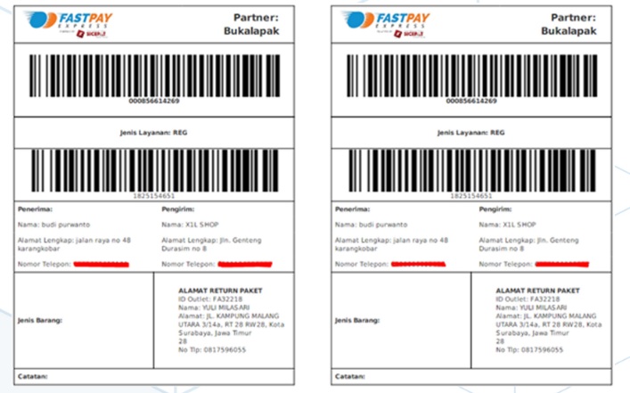 parner ekspedisi sicepat Fastpay