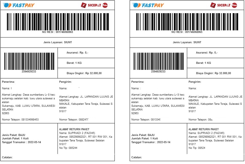 Panduan Layanan Fastpay