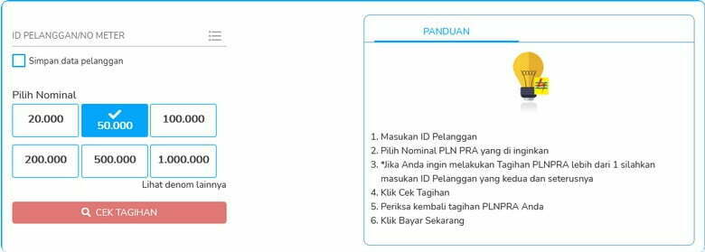 Harga Token Listrik Fastpay