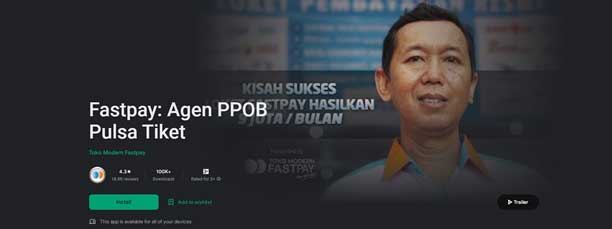 Cara Daftar Agen Gerai Fastpay Via Aplikasi