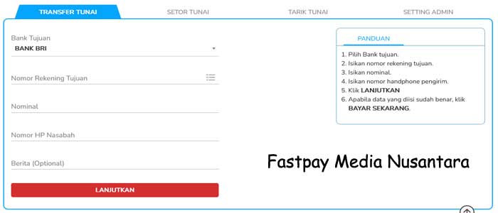Cara Transfer Uang Lewat Aplikasi Fastpay