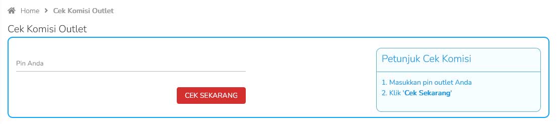 Cara Cek Komisi Transaksi Fastpay