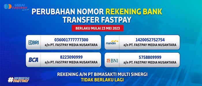 rekening fastpay