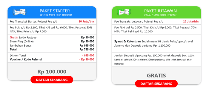 Biaya Daftar Agen Fastpay dan Keuntungannya