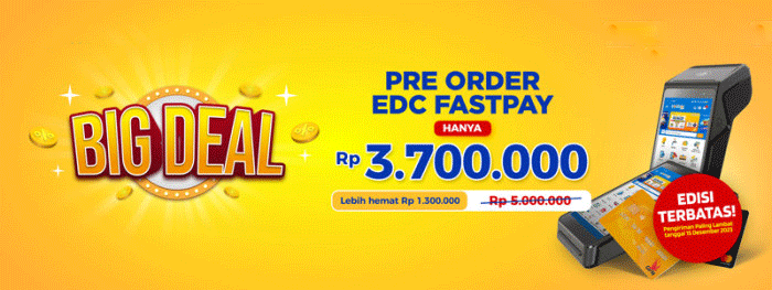Model Mesin EDC Fastpay Terbaru Tianyu P30