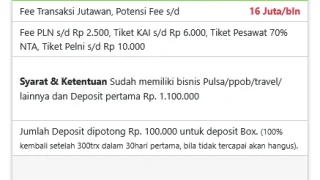 Syarat Ketentuan Paket Jutawan