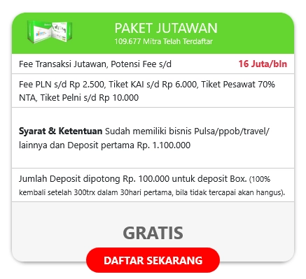 Syarat Ketentuan Paket Jutawan