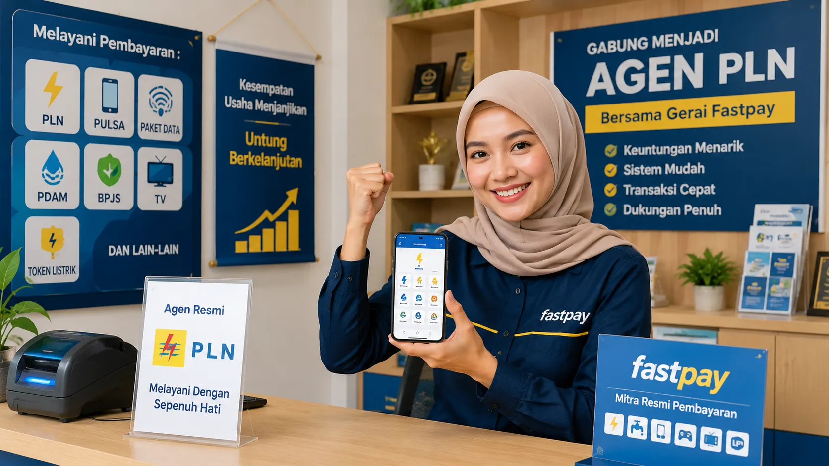 Cara Menjadi Agen PLN Fastpay Sukses dan Untung Besar